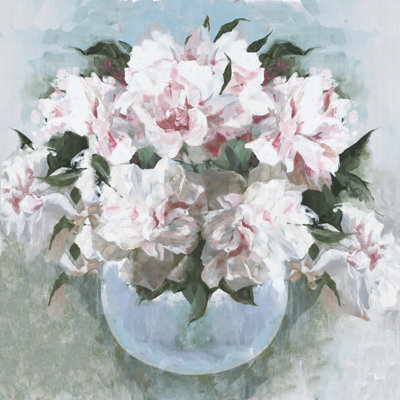 Bowl Of Flowers - Wrapped Canvas Painting