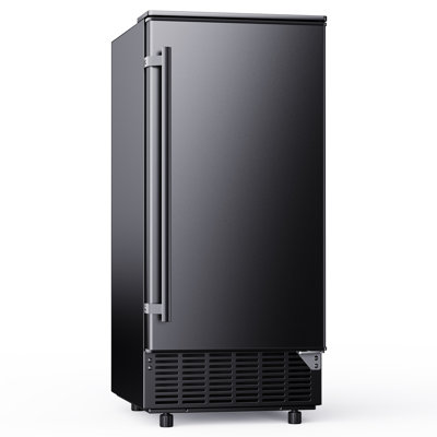 Euhomy 80 Lb. Daily Production Clear Cube Ice Under-Counter/Freestanding Ice Maker For Commercial Use & Home Use