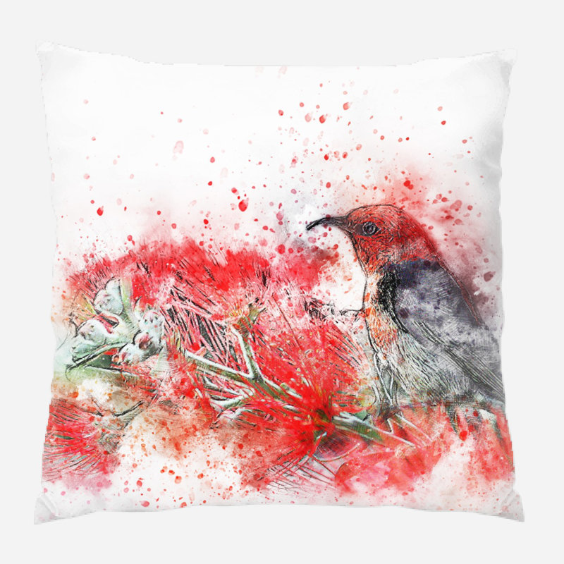 Coussin oiseau Magnuson, Microsuède, Intérieur