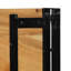 Headboard Solid Wood Acacia And Iron-1898759138