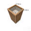 Pot à fleurs carré Square Grove - Durable, résistant aux intempéries et parfait pour une utilisation intérieure ou extérieure-1747294080