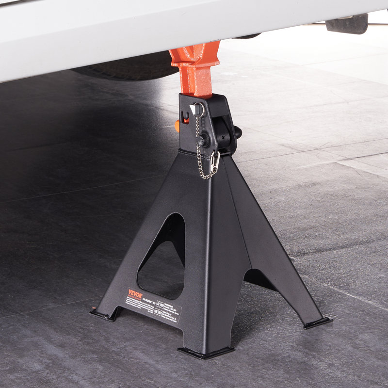 Supports de vérin VEVOR pour soulever un VUS, une camionnette, une voiture et un UTV / VTT, H 14 po x l 10 po x P 9 po