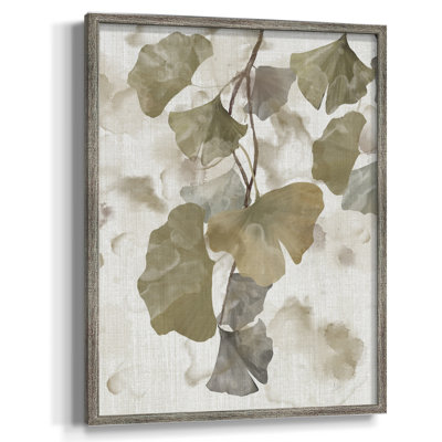 Ginkgo Accent I, reproduction encadrée - bois massif 49181