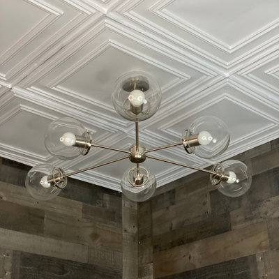 6 - Light Dimmable Chandelier
