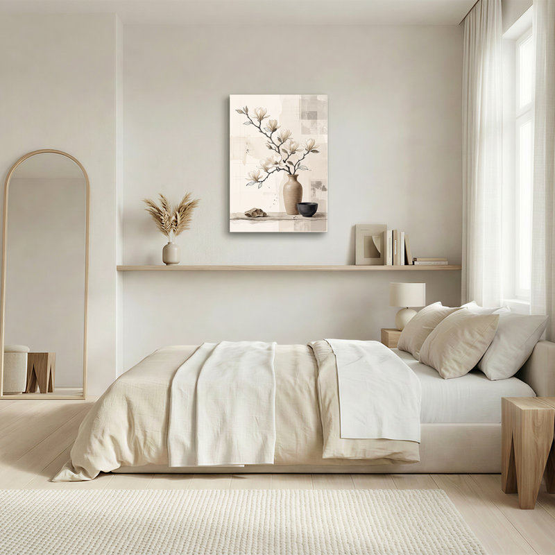 Art mural sur toile Magnolia, H 36 po x l 24 po