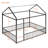 Metal Bed House Bed Frame With Fence-1722144320