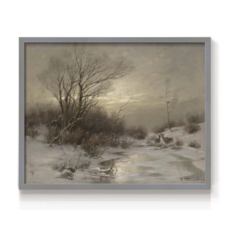 Paysages rétro-CCXIV - reproduction encadrée, H 16 po x l 20 po