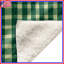 Couvertures à motif écossais vert et blanc-128691273