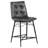 Upholstered Counter Stool with Metal Frame-100413511