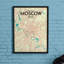 Moscow City Map - No Frame Print-1512110304
