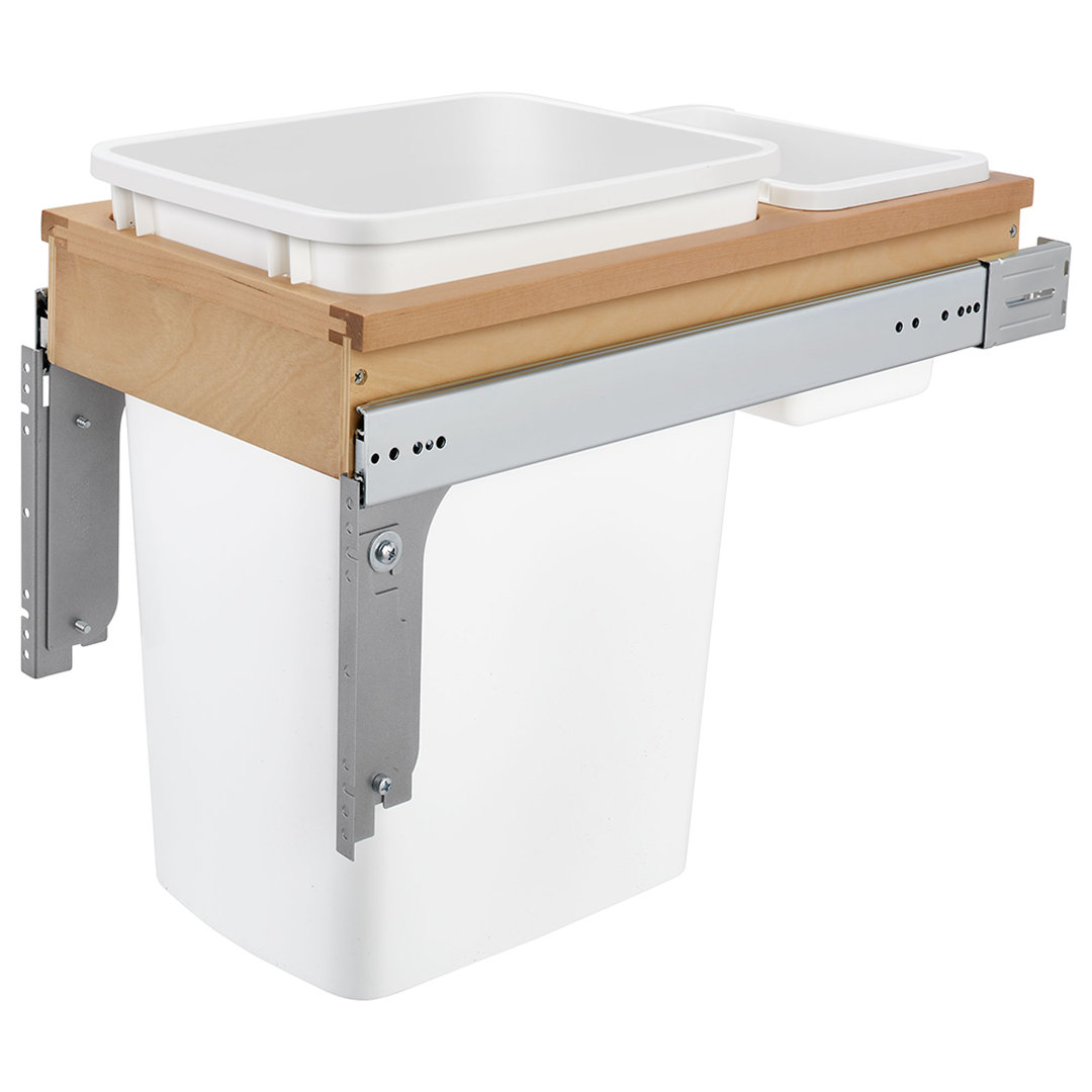 Rev-A-Shelf Pullout Top Mount Waste Bin Rev-A-Shelf 
