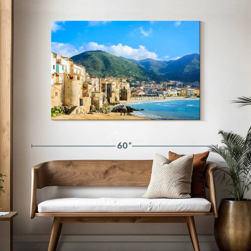 Gillard Cefalu Seaside City, 32" H x 48" W