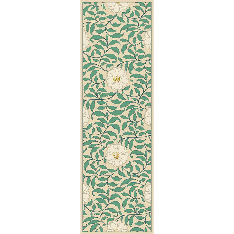 Tapis vert Hawarden, Tapis de couloir de 2 pi 6 po x 8 pi