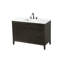 Meuble-lavabo simple 48 po en chêne chocolat-588349404-588349377