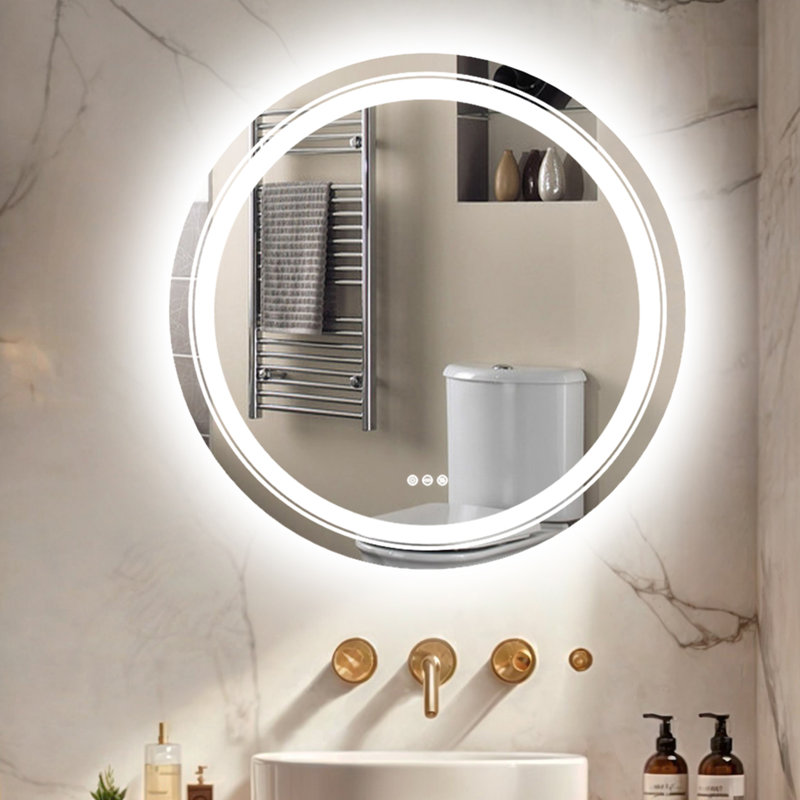 Miroir mural Kamyla, 31,5 po x 31,5 po