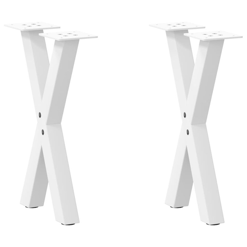 Holldorff Table Leg, 43cm H x 38cm W x 4cm D, White