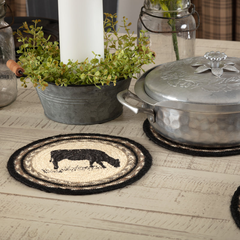 Sawyer Mill Jute Round 1 Piece Trivet