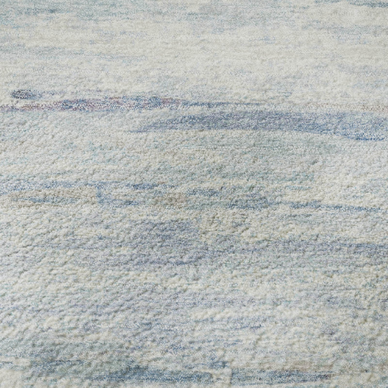 Premium Machine Washable Pirtle AMF1985 Abstract Rug, Round 8'
