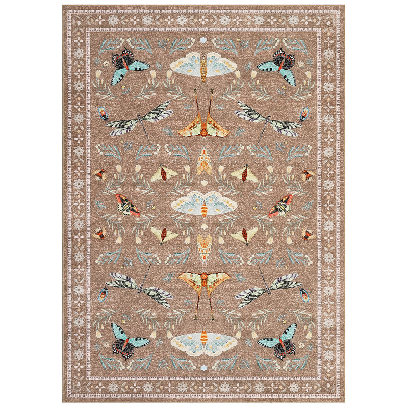 Soft and Modern Pink Area Rug - Soft Carpet for Living Room and Bedroom - Elegant Home Decor - 8x10ft (244x305cm) - USA Specification