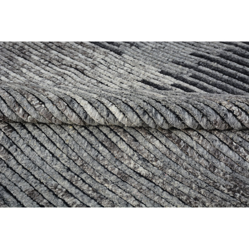 Wool Striped Indoor Rug, Rectangle 8' x 10'