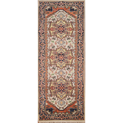 Tapis de couloir oriental géométrique 3x8