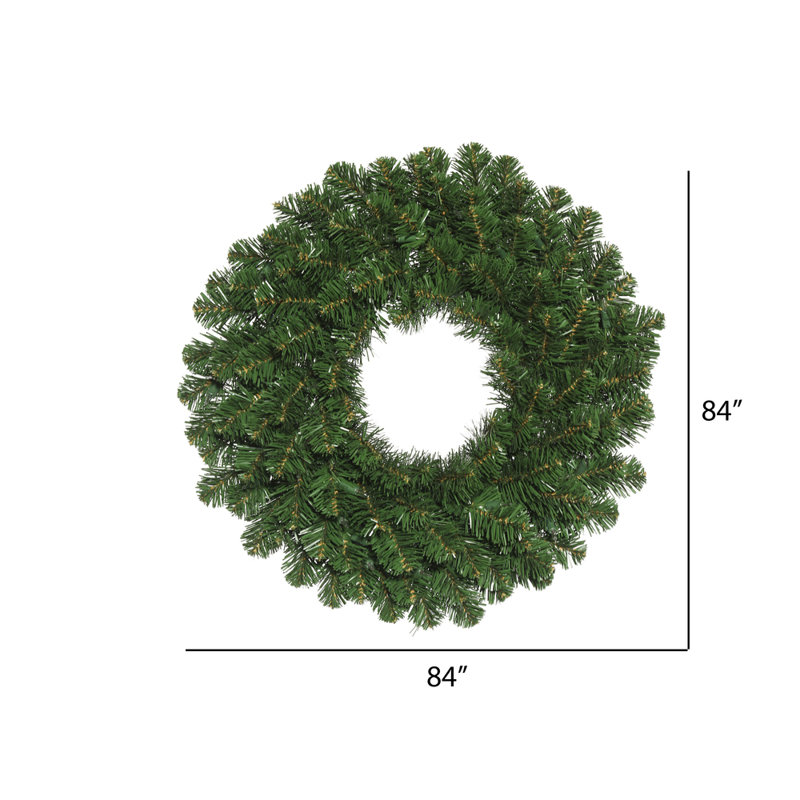 Couronne de sapin artificielle Oregon, Non, Oregon, H 84 po x l 84 po x P 5 po