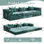 Canapé-lit modulaire en chenille convertible l 118,11 po x P 39,37 po x H 24,8 po Evergreen