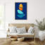 Bird Stack by Iseral Framed Canvas Wall Art Print-481389584
