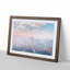 The London Skyline in the Summer in Abstract - Picture Frame Graphic Art Print on MDF-55737873-55737875