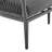 Powder Coated Steel Outdoor Lounge Chair