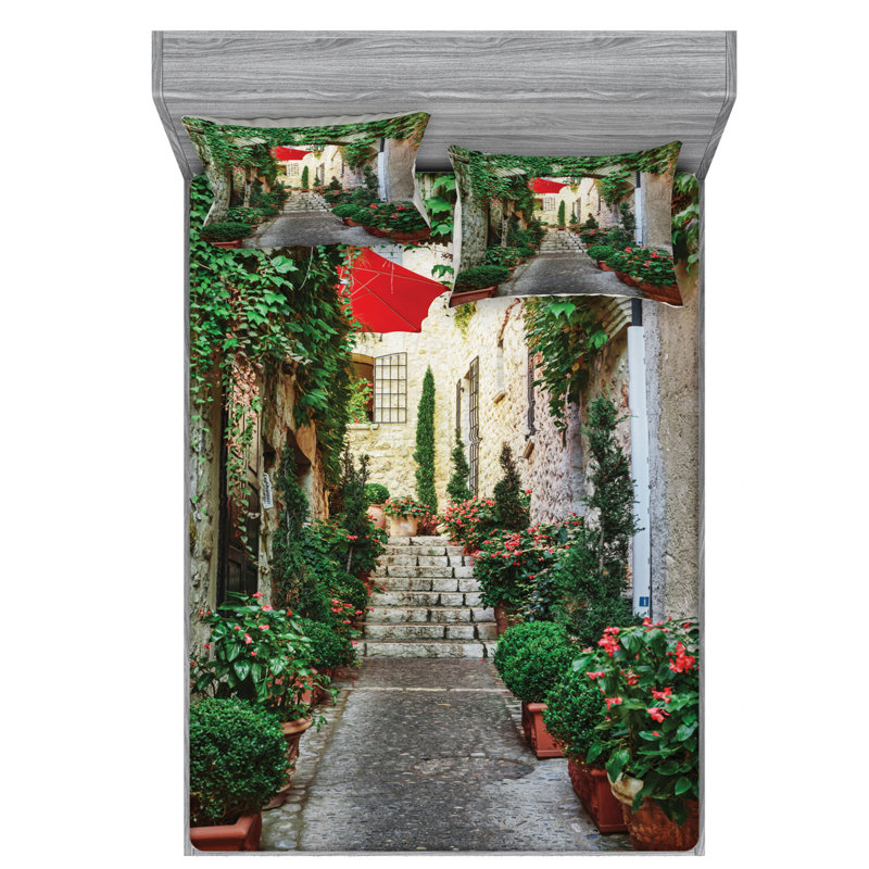 Microfiber Sheet Set, Full Sheet Set with Fitted Sheet