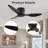 Genovera 40'' Ceiling Fan with LED Lights-1938768818