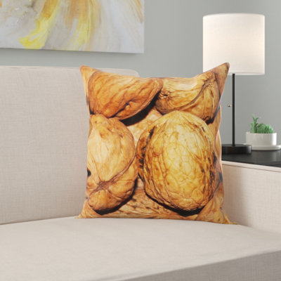Walnut Throw Pillow