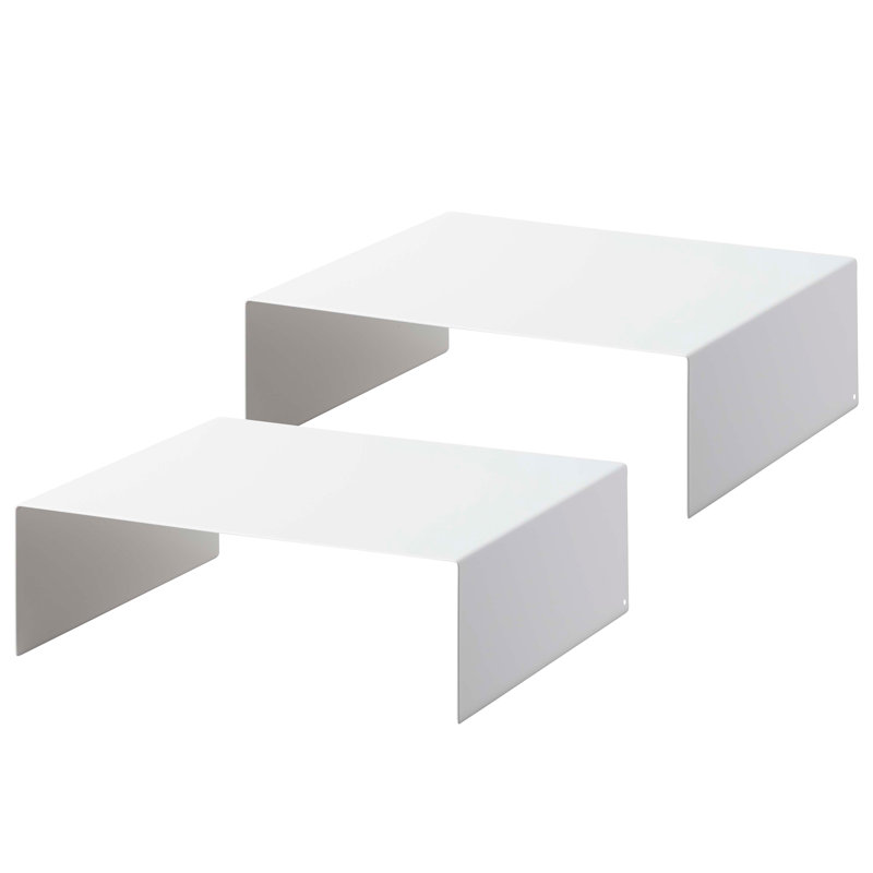 Tablette tour en acier, Blanc