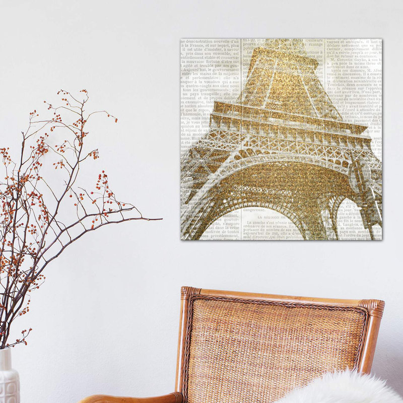 Love Paris 2 by Kimberly Allen - Wrapped Canvas Print, 45.72cm H x 45.72cm W x 1.91cm D