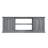 Franklin 60" Modern Farmhouse 4-Shelf TV Stand for TVs up to 56" in Gray-1743188503