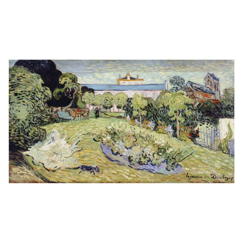 «Daubigny's garden» par Vincent van Gogh - Estampe numérique, H 22 po x l 28 po