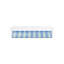 Plateau décoratif rectangulaire en acrylique bleu pour décorations de Noël-1350313410
