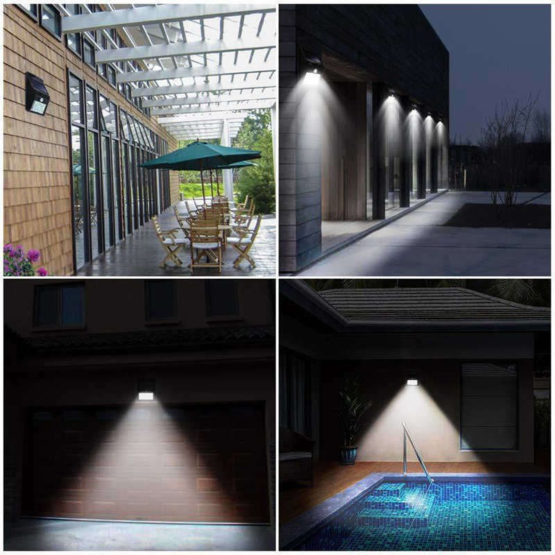 Solar Security Lights Outside with Motion Sensor Outdoor Lights Waterpfoof