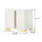 2-Drawer Nightstand White