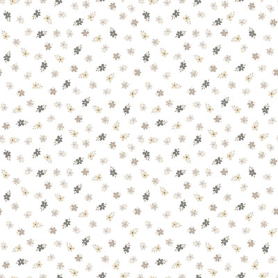 Nerijus Little Explorers 2 Five Leaf Flower Wallpaper Roll