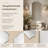 Airius Decorative Scalloped Bathroom Vanity Mirrors, Arched Wall Mirror-1559797669-1559797667