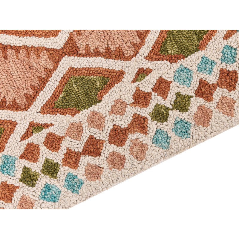 Rajmund Wool Hand Woven Area Rug, Rectangle 140 x 200cm