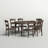 Karley 7-Piece Solid Wood Dining Set-60698801-60698804