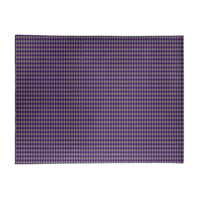 Tapis mauve classic diamants area