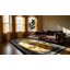 Antique Peking Hallway Runner Wool Gold Rug