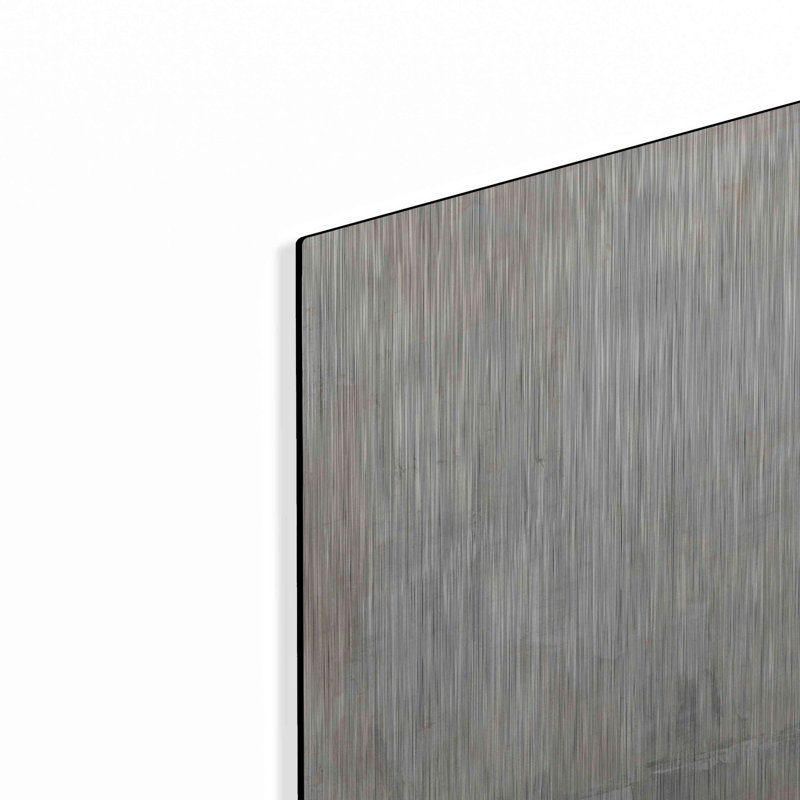 Art mural en métal Orren Ellis «Grey Morning Light» par Courtney Prahl, H 36 po x l 24 po