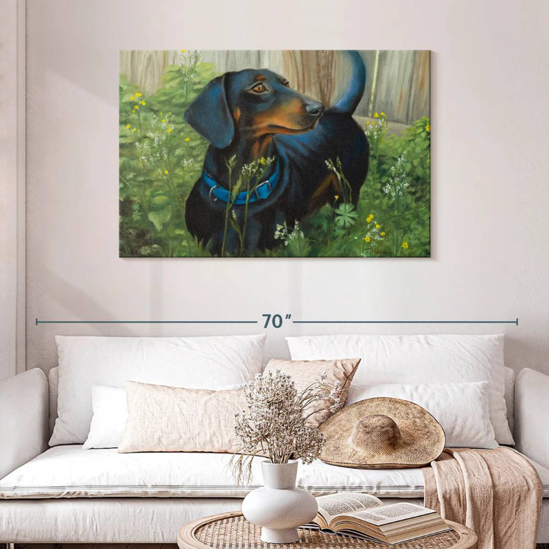 Brampt Dachshund, 30" H x 45" W