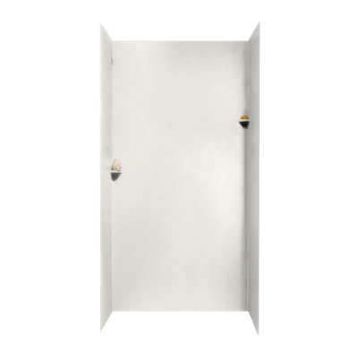 48'' W 36'' D 96'' H Glue Up Solid Surface Wall