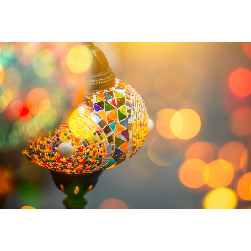Beauty Colors Of Light Bokeh Of Turkey Lamp - Wrapped Canvas Print, 51cm H x 76cm W x 3.8cm D